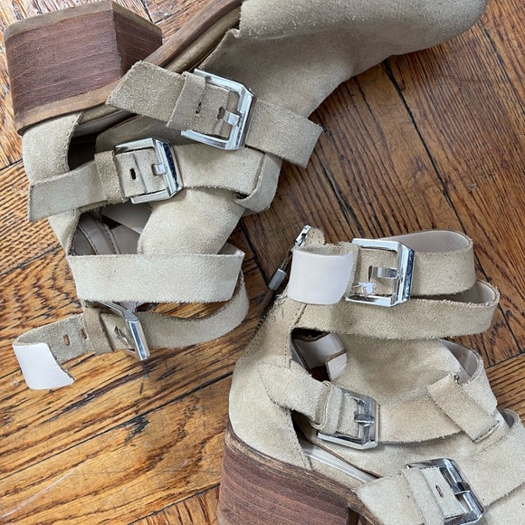 ZARA woman suede cut out strappy boot - Picture 12 of 14